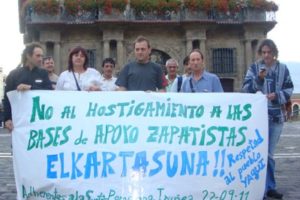 Pamplona: Solidaridad con el zapatismo y con el pueblo Yaqui