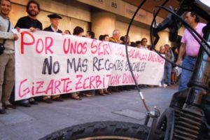 Bilbao: Sindicatos y Colectivos Sociales contra los Recortes en las Prestaciones Sociales