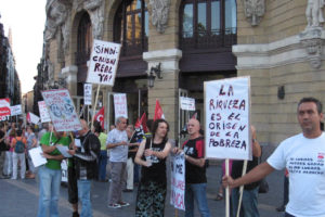 [29S] Concentración en la plaza Arriaga y manifestación por el Casco Viejo de Bilbao