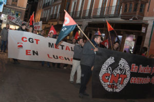 Paro y nueva concentración por el convenio del pequeño metal en Valladolid