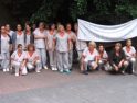 Trabajadores de la limpieza del Clínico protestan por el retraso de sus nóminas