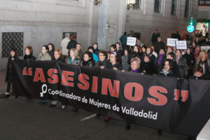 Manifestación 25-N en Valladolid: ¡Asesinos!