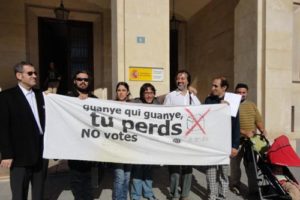 Alicante: Presentación de apostasías electorales