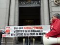 CGT se manifestó ante el Banco de España y la patronal de Ahorro en Madrid
