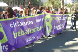 Fotos 8 de Marzo CGT Valencia y Alicante