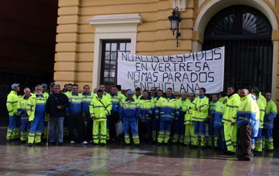Chiclana: Los trabajadores de «Vertresa» exigen la reincoporación de 11 despedidos