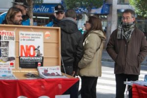 Mesas Informativas y Protesta contra la Ordenanza Antivandalismo en Valladolid