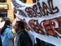 Cáceres: La policía cortó el paso al bloque crítico a instancias de CCOO y UGT