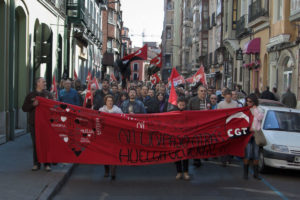 Manifestación histórica en Valladolid en la jornada de huelga general