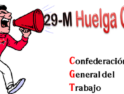 Concentraciones de CGT Alacant por la huelga general