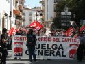 Manifestación de CGT en Antequera (Málaga) contra las reformas laborales