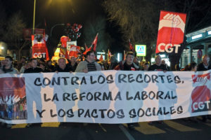 Congreso de CGT en Toledo: Manifestación 9 M