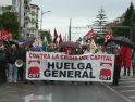 Manifestación de CGT en Vélez-Málaga contra las reformas laborales