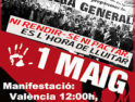 CGT-Valencia hace un llamamiento para tomar las calles el 1º Mayo y el 29-Abril