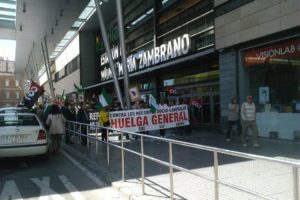 CGT y SAT congregan a 4.500 manifestantes en Málaga en el 1º de mayo