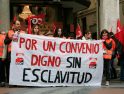 [Fotos] Concentración en Valladolid por un convenio digno en Telemarketing