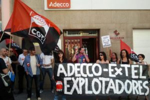 Paros en EXTEL: a Coruña en contra de los abusos empresariales