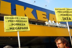 Movilización ante el 8º Aniversario de la apertura de IKEA Barakaldo