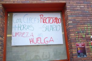 Huelga de Limpieza en la Universidad Complutense de Madrid (CLECE, S.A.)