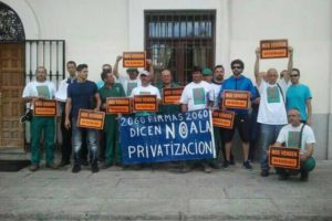 Villaviciosa de Odón contra la privatización del departamento de jardinería