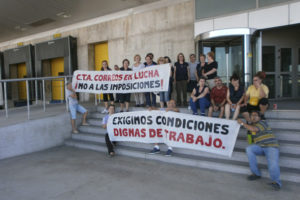 Tercer día de huelga indefinida en el CTA de Correos en Alicante