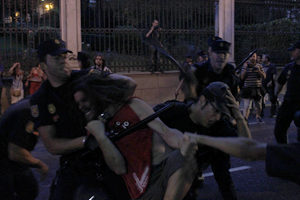 Detenida una compañera de Baladre en Madrid y una hospitalizada