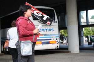 CGT se moviliza contra los despidos en Damas