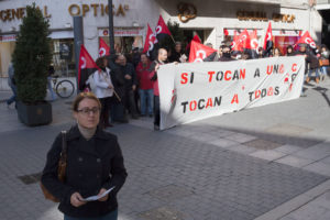 Valladolid, concentración en apoyo de Amaya