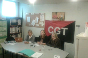 CGT ocupa la sala de reuniones de Mecaplast contra la persecución sindical