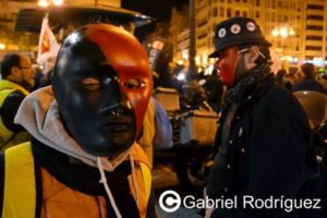 [Fotos y Vídeos] Manifestación en Valencia contra la represión de la «ley de seguridad ciudadana»