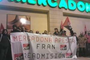 Zaragoza. CGT denuncia la represión sindical en Mercadona