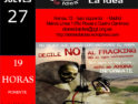 27F: Charla-coloquio «Fracking» en el Ateneo Libertario La Idea