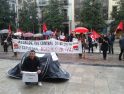 Protesta en Granada por el despido de un trabajador de una subcontrata municipal