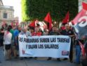 Funerarios de CGT Sevilla en lucha por su convenio