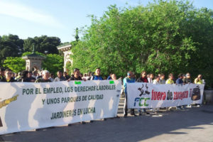 Comienza la tercera semana de la huelga indefinida en FCC Parques y Jardines