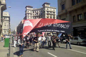 [Vídeos y fotos] Manifestacion en Barcelona: CGT-METAL por un convenio digno