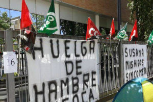 CGT exige a la Junta de Andalucía solución a la huelga de hambre de los bomberos forestales