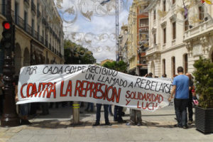 Concentración en Burgos contra la represión