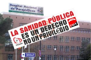 CGT Toledo en contra de la privatización en la sanidad pública