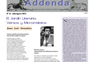 Addenda, suplemento cultural del RyN – Nº 16, julio-agosto 2014