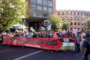 [Fotos] Multitudinaria manifestación en Valencia contra la masacre al pueblo palestno