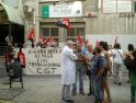 [Fotos] Concentración en Granada frente al Centro de Salud Gran Capitán