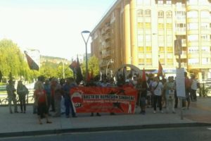 Concentración en solidaridad con Emma en Burgos