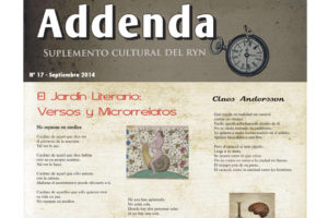 Addenda, suplemento cultural del RyN – Nº 17, septiembre 2014
