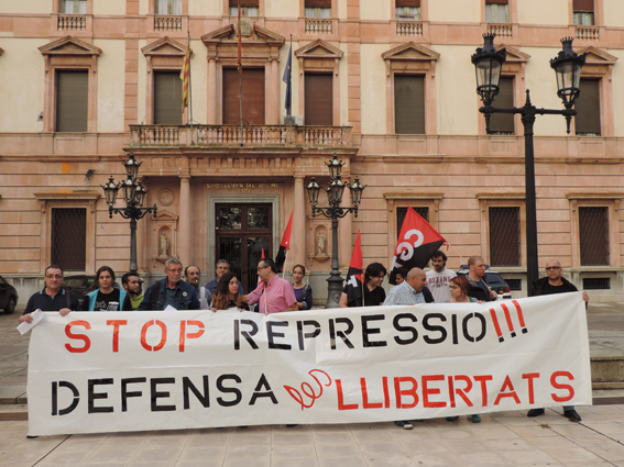 [Fotos] Lleida contra la represión social y sindical