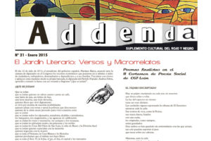 Addenda, suplemento cultural del RyN – Nº 21, enero 2015