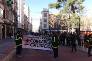 Segundo día de movilización y de huelga indefinida en Correos de Castelló