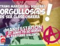 27-J: CGT participa en la manifestación del orgullo LGTB en Valencia