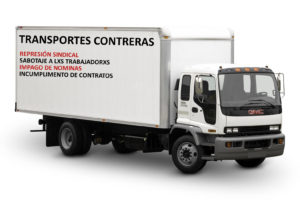 Transportes Contreras despide al delegado sindical de CGT