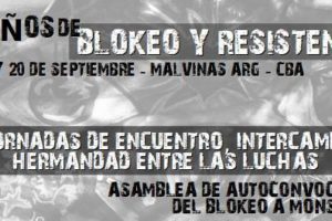 Argentina_Córdoba: 2 años del inicio del blokeo y acampe contra Monsanto